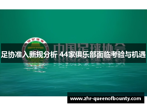 足协准入新规分析 44家俱乐部面临考验与机遇 足协准入新规分析 44家俱乐部面临考验与机遇